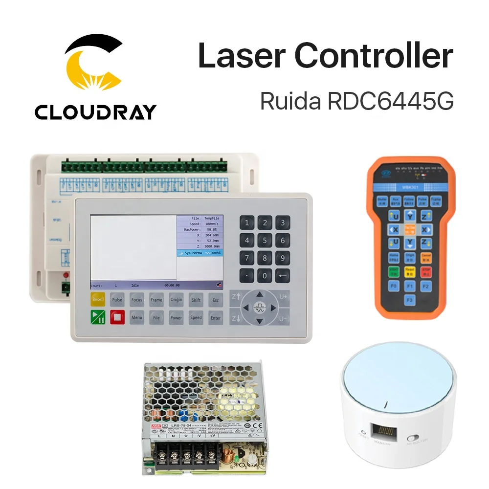 Cloudray CL235 Ruida 6445G Panel Board CO2 Laser Machine Parts High Level 1 with HMI USB Cable for CO2 Laser Engraver
Cloudray CL235 Ruida 6445G Panel Board CO2 Laser Machine Parts High Level 1 with HMI USB Cable for CO2 Laser Engraver