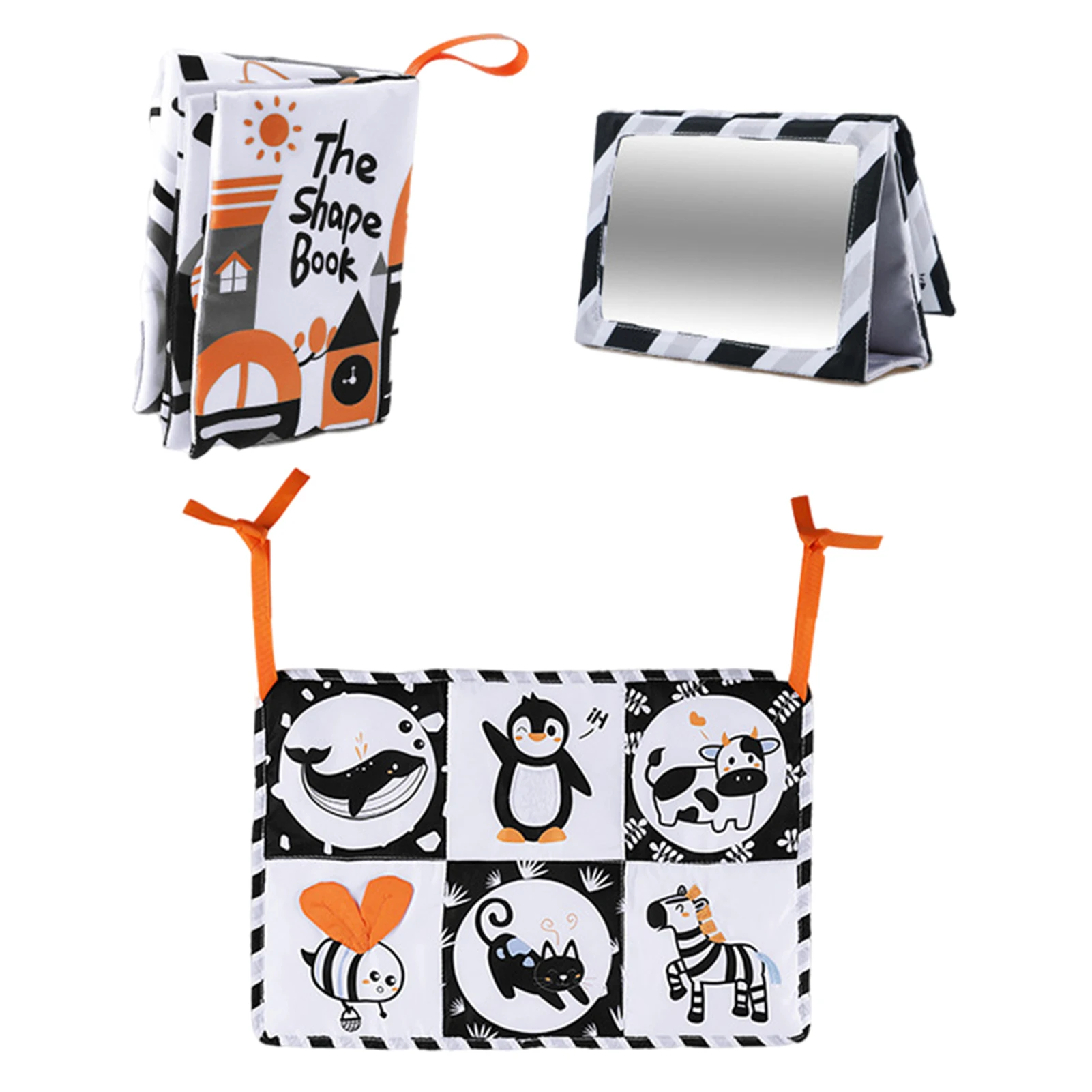 Baby Floor Activity Mirror High Contrast Cloth Book Tummy Toy Animal Fruit Enlightenment Early Education Cloth Book Frugal
Baby Floor Activity Mirror High Contrast Cloth Book Tummy Toy Animal Fruit Enlightenment Early Education Cloth Book Frugal