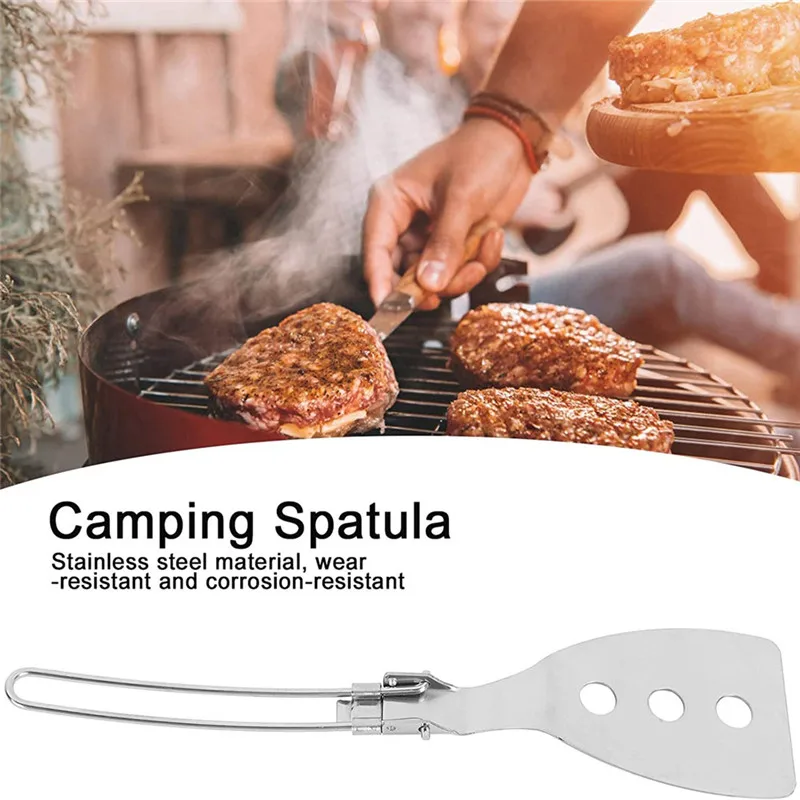 1 шт складной шпатель из нержавеющей стали 21 см для кемпинга Пикник барбекю на открытом воздухе Пособия по кулинарии складной шпатель аксес... 
1 шт складной шпатель из нержавеющей стали 21 см для кемпинга Пикник барбекю на открытом воздухе Пособия по кулинарии складной шпатель аксес...