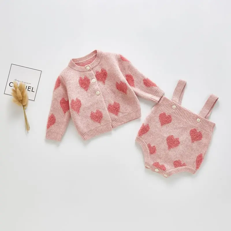 Winter Newborn Baby Girl Boy Knitted Cardigan Infant Kid Sleeveless Warm Cute Heart Strap Bodysuit Newborn Children Outfits 0-3T
Winter Newborn Baby Girl Boy Knitted Cardigan Infant Kid Sleeveless Warm Cute Heart Strap Bodysuit Newborn Children Outfits 0-3T