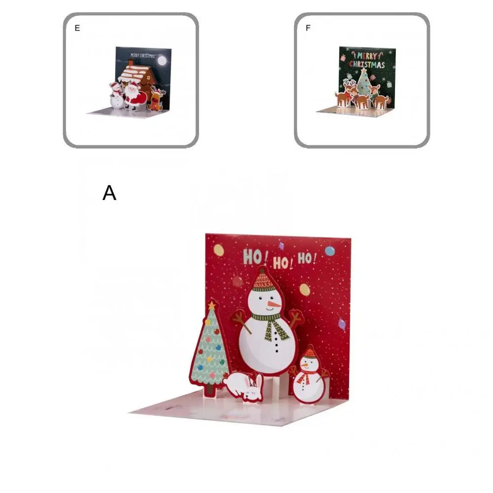 Fashion Festival Card Realistic Practical 3D Printed Xmas Blessing Postcard Greeting Postcard Blessing Card 1 Set
Fashion Festival Card Realistic Practical 3D Printed Xmas Blessing Postcard Greeting Postcard Blessing Card 1 Set