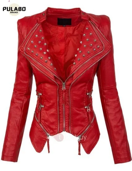 2021 Fashion Women Patchwork Smooth Motorcycle Faux Leather Jackets Ladies Long Sleeve Autumn Winter Biker Streetwear Coat 4XL
2021 Fashion Women Patchwork Smooth Motorcycle Faux Leather Jackets Ladies Long Sleeve Autumn Winter Biker Streetwear Coat 4XL
