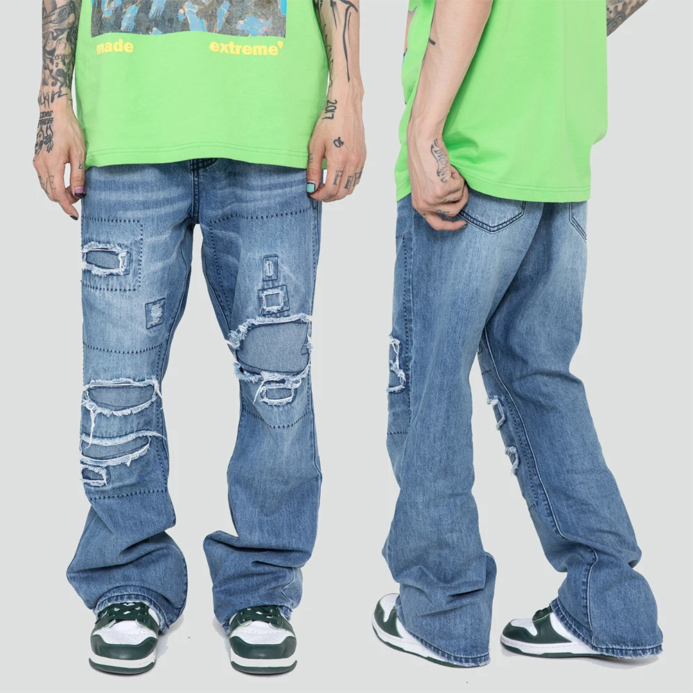Wide Leg Pant Ripped Jeans Men Clothing 2021 Y2k Pantalones De Hombre Cargo Pants Black Jean Streetwear Hole Graphic Baggy Pants
Wide Leg Pant Ripped Jeans Men Clothing 2021 Y2k Pantalones De Hombre Cargo Pants Black Jean Streetwear Hole Graphic Baggy Pants