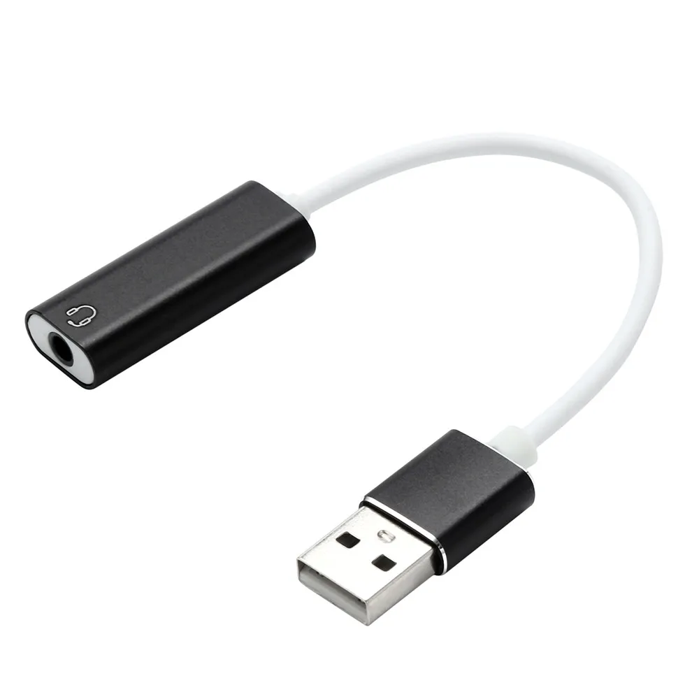 Ouhaobin Usb внешняя звуковая карта на 3 5 мм разъем адаптер стерео динамик для PS3 PC USB и