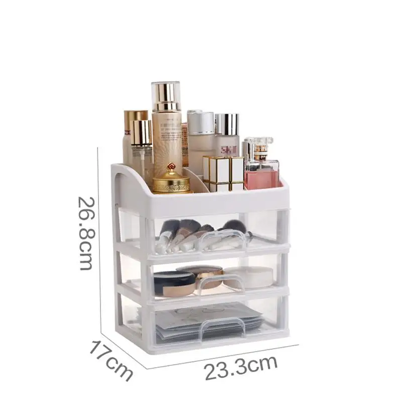 1PC Plastic Cosmetic 3 Layer Drawer Organizer Makeup Container Desktop Sundry Storage Case
1PC Plastic Cosmetic 3 Layer Drawer Organizer Makeup Container Desktop Sundry Storage Case