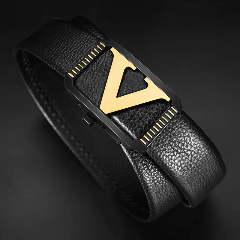 Fashion High Quality Designer Belt Men's V Letter Luxury Leather Belt Men's Classic Exquisite Belt
Fashion High Quality Designer Belt Men's V Letter Luxury Leather Belt Men's Classic Exquisite Belt