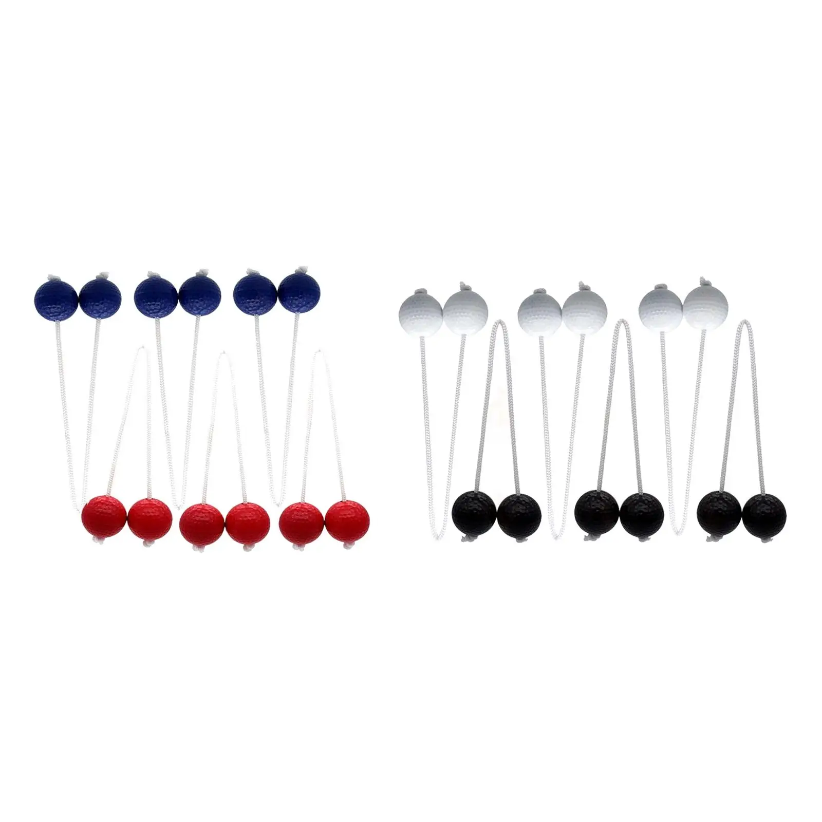 6pcs Golf Ball Ladder Toss Ball Replacement Golf Ball Bolas Hard Golf Training Balls Outdoor Game Ball Set 
6pcs Golf Ball Ladder Toss Ball Replacement Golf Ball Bolas Hard Golf Training Balls Outdoor Game Ball Set