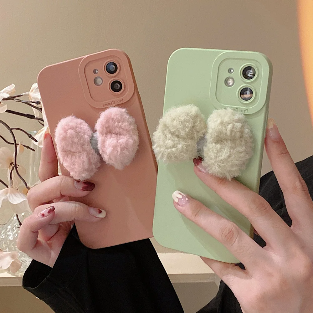 New Plush Bowknot Red green Coupling For iPhone 13 Pro Max 7 8 Plus 11 12 Pro X XS Max Mini XR Mobile Phone Soft Case Female
New Plush Bowknot Red green Coupling For iPhone 13 Pro Max 7 8 Plus 11 12 Pro X XS Max Mini XR Mobile Phone Soft Case Female