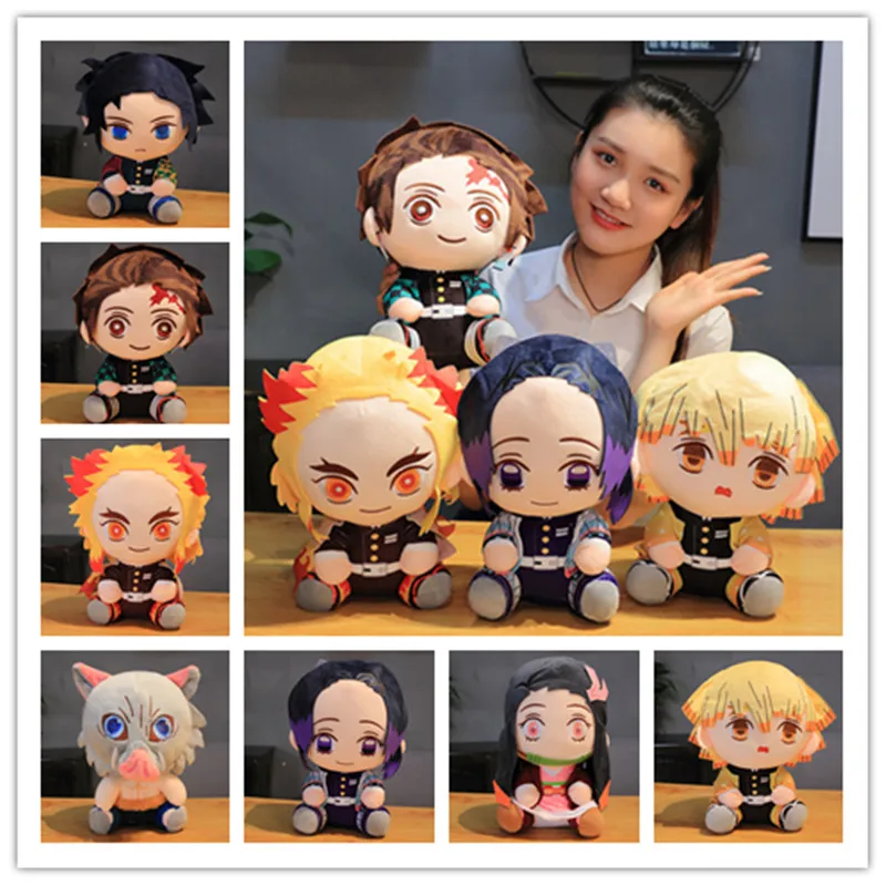 1pc 20/30cm Cartoon Demon Slayer Plush Toys Kawaii Kamado Tanjirou Agatsuma Zenitsu Kamado Nezuko Stuffed Soft Lovely Pillow
1pc 20/30cm Cartoon Demon Slayer Plush Toys Kawaii Kamado Tanjirou Agatsuma Zenitsu Kamado Nezuko Stuffed Soft Lovely Pillow