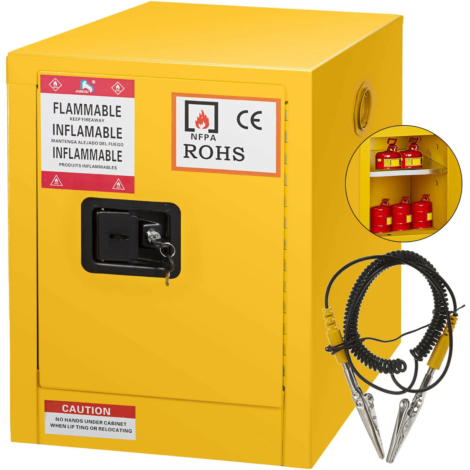 Fire Control Cabinet 11 Gallon Fireproof Safety Storage Welded Cabinet for Flammable Liquid For Commercial Home Use
Fire Control Cabinet 11 Gallon Fireproof Safety Storage Welded Cabinet for Flammable Liquid For Commercial Home Use