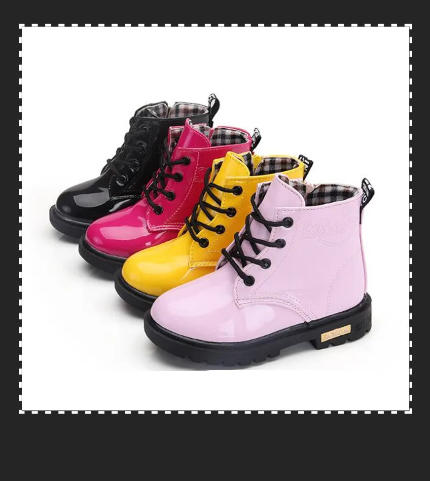 2021 New Winter Children Shoes PU Leather Waterproof Martin Boots Kids Snow Boots Brand Girls Boys Rubber Boots Fashion Sneakers
2021 New Winter Children Shoes PU Leather Waterproof Martin Boots Kids Snow Boots Brand Girls Boys Rubber Boots Fashion Sneakers