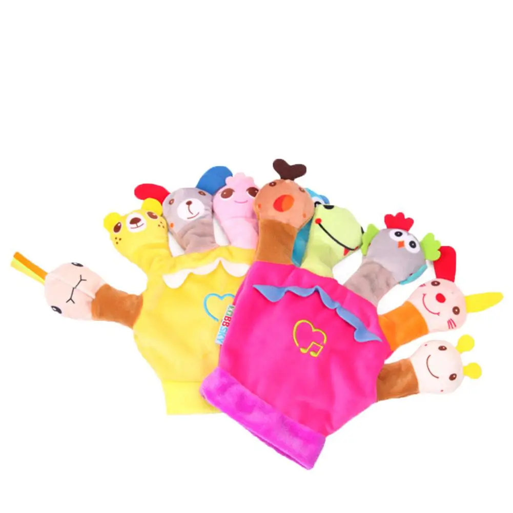 Cartoon Shaped Hand Puppet Glove Toy with Music Box for Parent Child Tell Stories
Cartoon Shaped Hand Puppet Glove Toy with Music Box for Parent Child Tell Stories