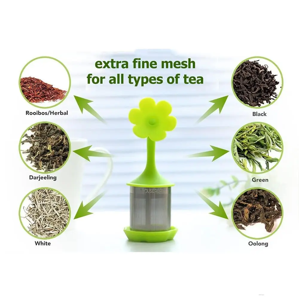 Tea Infuser Tea Strainer Extra Fine Mesh With Drip Tray 304 Stainless Steel Tea Cup With Silicone Lid Tea Balls
Tea Infuser Tea Strainer Extra Fine Mesh With Drip Tray 304 Stainless Steel Tea Cup With Silicone Lid Tea Balls