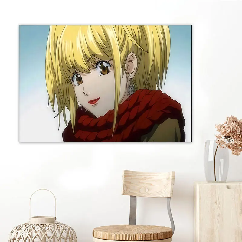 DEATH NOTE Misa Amane Anime Poster Japanese Manga TV Figure Canvas Painting Living Room Bedroom Home Decoration Wall Art Picture
DEATH NOTE Misa Amane Anime Poster Japanese Manga TV Figure Canvas Painting Living Room Bedroom Home Decoration Wall Art Picture