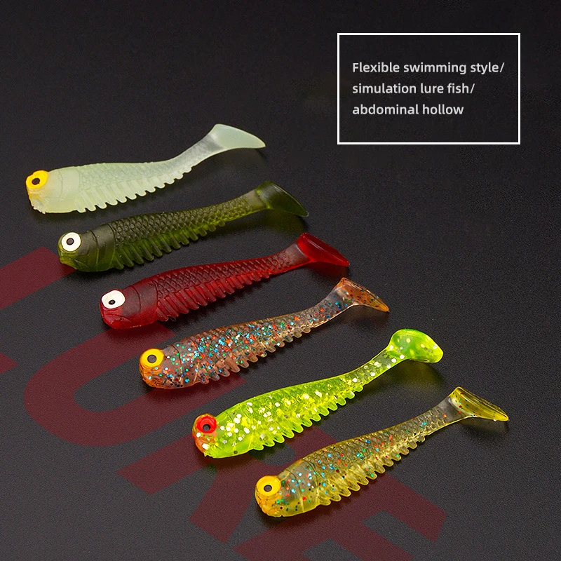 15pcs/Lot 5cm 1.3g Fish Silicone Worm Soft Lures Fake Bait Sea Fishing Swimbait Surface Artificial Spinnerbait
15pcs/Lot 5cm 1.3g Fish Silicone Worm Soft Lures Fake Bait Sea Fishing Swimbait Surface Artificial Spinnerbait