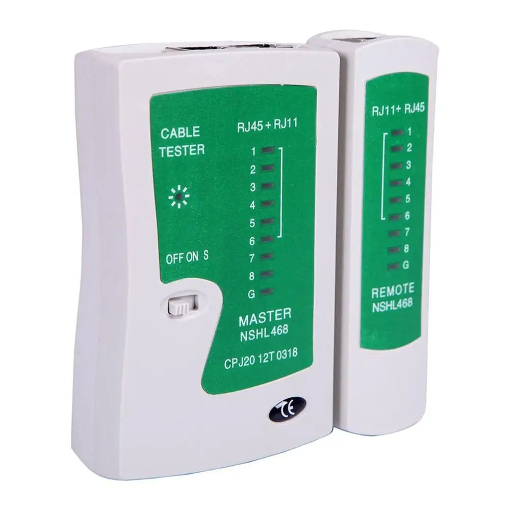 Network Lan Cable Tester Test Rj45 Rj-11 Cat5 Utp Ethernet Tool Cat5 6 E Rj11 8P Portable Network Cable Tester
Network Lan Cable Tester Test Rj45 Rj-11 Cat5 Utp Ethernet Tool Cat5 6 E Rj11 8P Portable Network Cable Tester