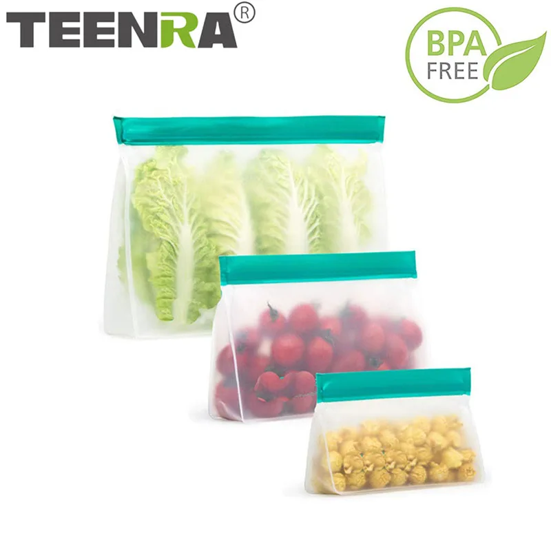 Контейнер для хранения пищевых продуктов TEENRA, 1 шт., многоразовый пакет для морозильной камеры, герметичный пакет с застежкой-молнией для фр...
Контейнер для хранения пищевых продуктов TEENRA, 1 шт., многоразовый пакет для морозильной камеры, герметичный пакет с застежкой-молнией для фр...