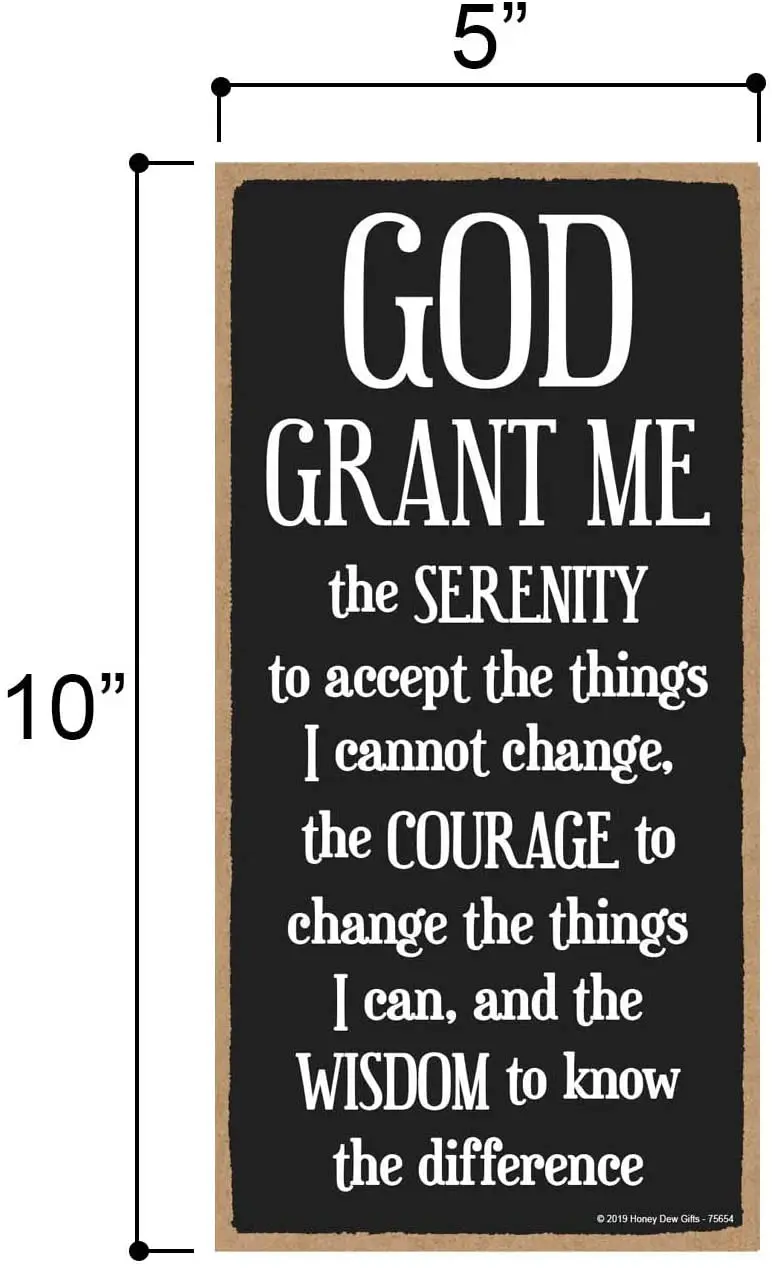 Religious Decor, God Grant Me the Serenity Hanging Wall Art, Decorative Wood Sign Home Decor
Religious Decor, God Grant Me the Serenity Hanging Wall Art, Decorative Wood Sign Home Decor