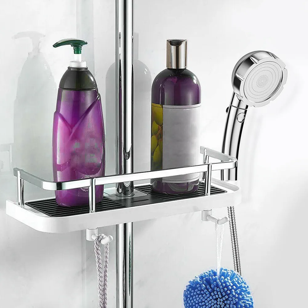 Bathroom Shower Accessorys Rack Organiser Tray Pole Storage Holder Shelf For 22-25mm Diameter Shower Rods Racks Holder Hanger
Bathroom Shower Accessorys Rack Organiser Tray Pole Storage Holder Shelf For 22-25mm Diameter Shower Rods Racks Holder Hanger