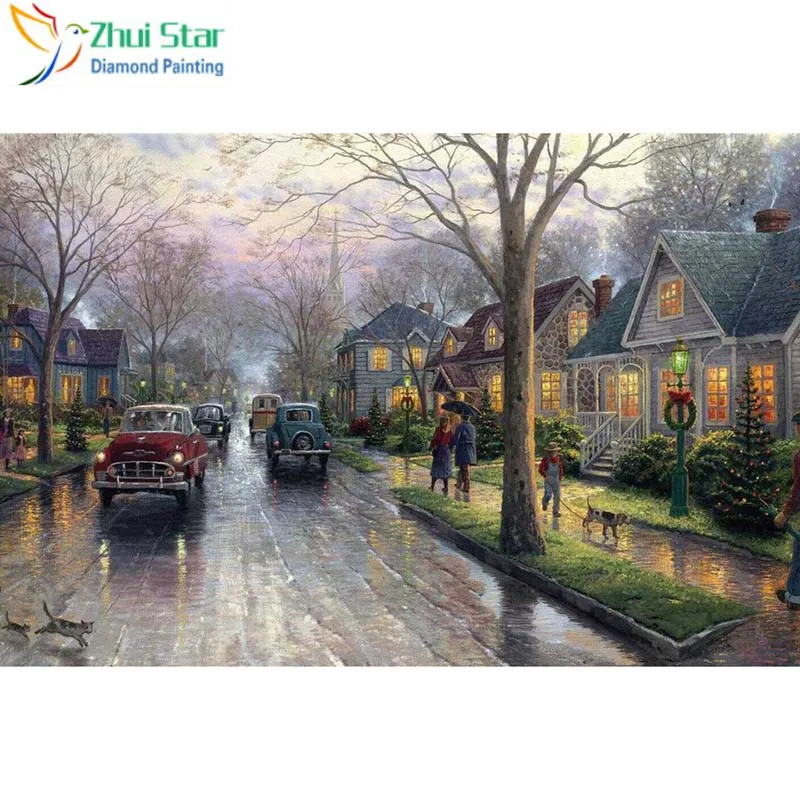 Zhui star Full Square 5D DIY Diamond Painting "Lively town" Embroidery Cross Stitch Mosaic Home Decor Gif WDY
Zhui star Full Square 5D DIY Diamond Painting "Lively town" Embroidery Cross Stitch Mosaic Home Decor Gif WDY
