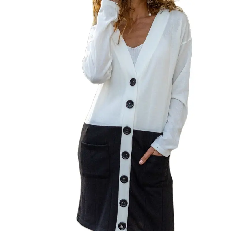Autumn Winter Casual Long Sleeve Trench Women Coats Elegant Patchwork Single Breasted Cardigan Fashion Pocket Loose Jacket Tops
Autumn Winter Casual Long Sleeve Trench Women Coats Elegant Patchwork Single Breasted Cardigan Fashion Pocket Loose Jacket Tops