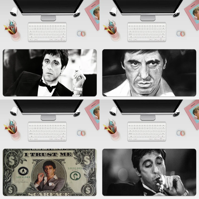 Scarface Large Mouse Pad Gaming Mousepad Anti-slip Natural Rubber Locking Edge Gaming Mouse Mat
Scarface Large Mouse Pad Gaming Mousepad Anti-slip Natural Rubber Locking Edge Gaming Mouse Mat