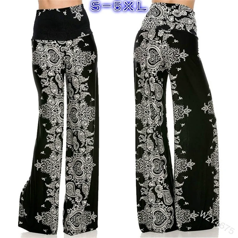 Lugentolo Balck Print Wide Leg Pants Women Summer Sexy Fashion Loose Mid Waist Plus Size Casual Womens Pants
Lugentolo Balck Print Wide Leg Pants Women Summer Sexy Fashion Loose Mid Waist Plus Size Casual Womens Pants