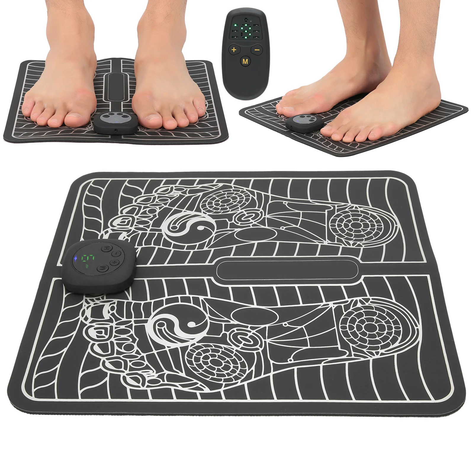 Electric Foot Massager Mat USB LCD EMS Feet Stimulator Machine Foot Massage Mat Relaxing Relieve Muscle Ache Pain Health Care
Electric Foot Massager Mat USB LCD EMS Feet Stimulator Machine Foot Massage Mat Relaxing Relieve Muscle Ache Pain Health Care