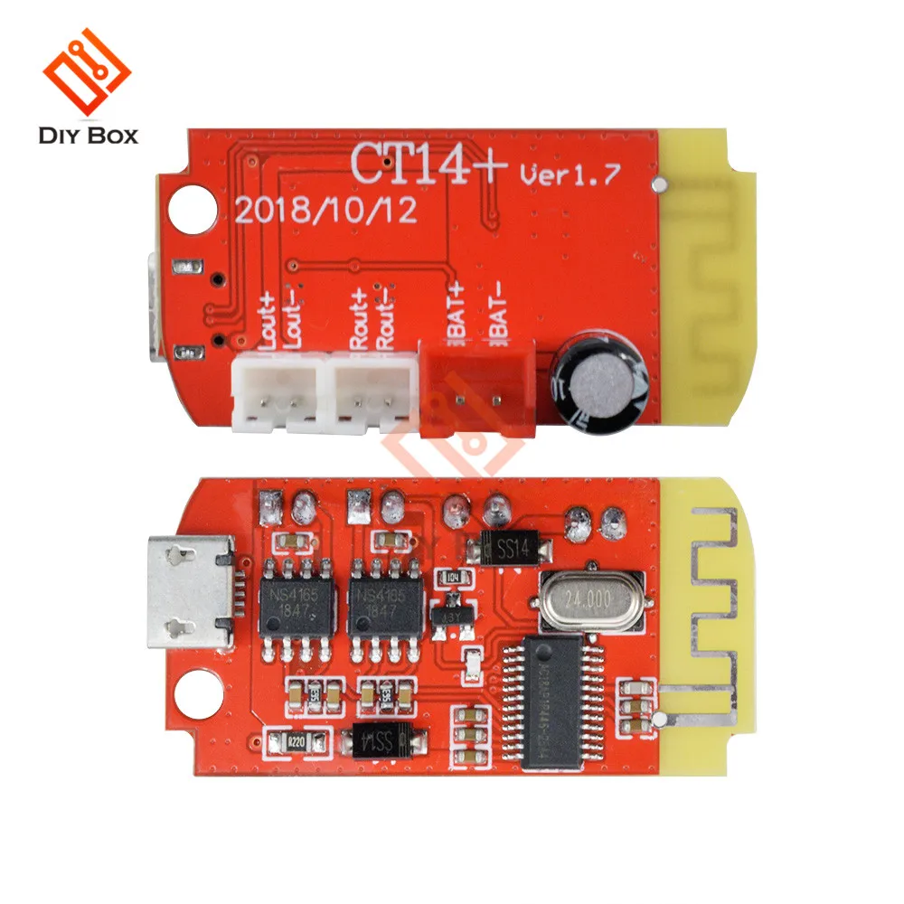 DC 3.7V 5V 5W Bluetooth Amplifier Board Dual Plate Sound Music Player Audio AMP for Bluetooth Speaker
DC 3.7V 5V 5W Bluetooth Amplifier Board Dual Plate Sound Music Player Audio AMP for Bluetooth Speaker