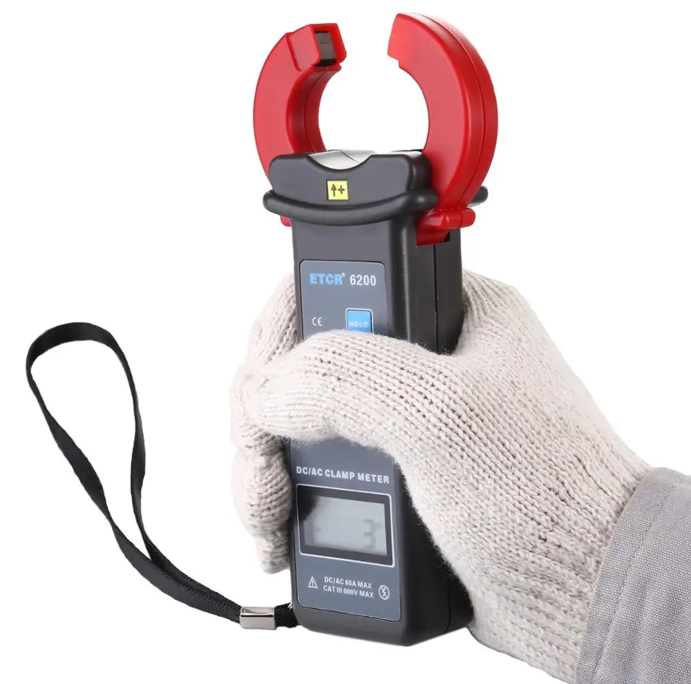 ETCR6200 High Accuracy DC Clamp Leaker Car Leakage Current Clamp Meter 0ma-60.0a AC/DC Digital Only
ETCR6200 High Accuracy DC Clamp Leaker Car Leakage Current Clamp Meter 0ma-60.0a AC/DC Digital Only