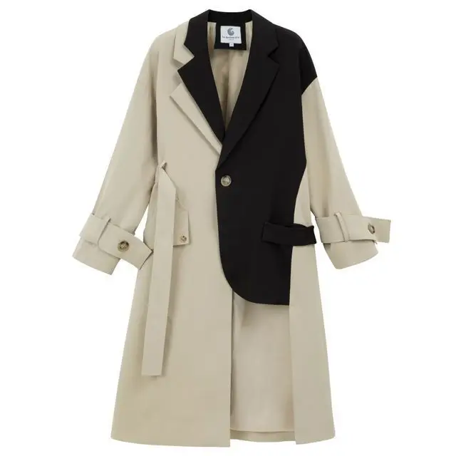 LANMREM 2021 Spring Fashion New Design Suit Patchwork Hit Color Windbreaker For Women Loose Long Coat Overknee YH980
LANMREM 2021 Spring Fashion New Design Suit Patchwork Hit Color Windbreaker For Women Loose Long Coat Overknee YH980