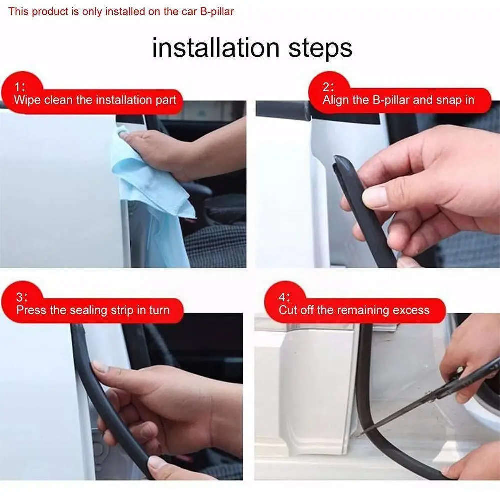 Car Door Edge Weatherstrip Rubber Sealing B Type Pillar Noise Decoration Protection Auto Accessories Strip Windproof T8E0
Car Door Edge Weatherstrip Rubber Sealing B Type Pillar Noise Decoration Protection Auto Accessories Strip Windproof T8E0
