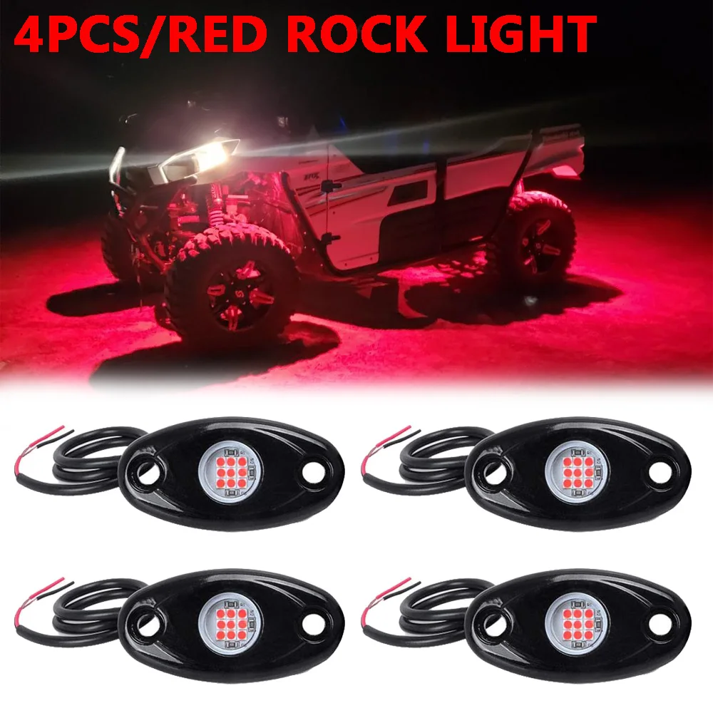 4 шт. белый светодиод Rock Light 4Pods светильник s для JEEP внедорожник грузовик автомобиль ATV под кузовом
4 шт. белый светодиод Rock Light 4Pods светильник s для JEEP внедорожник грузовик автомобиль ATV под кузовом
