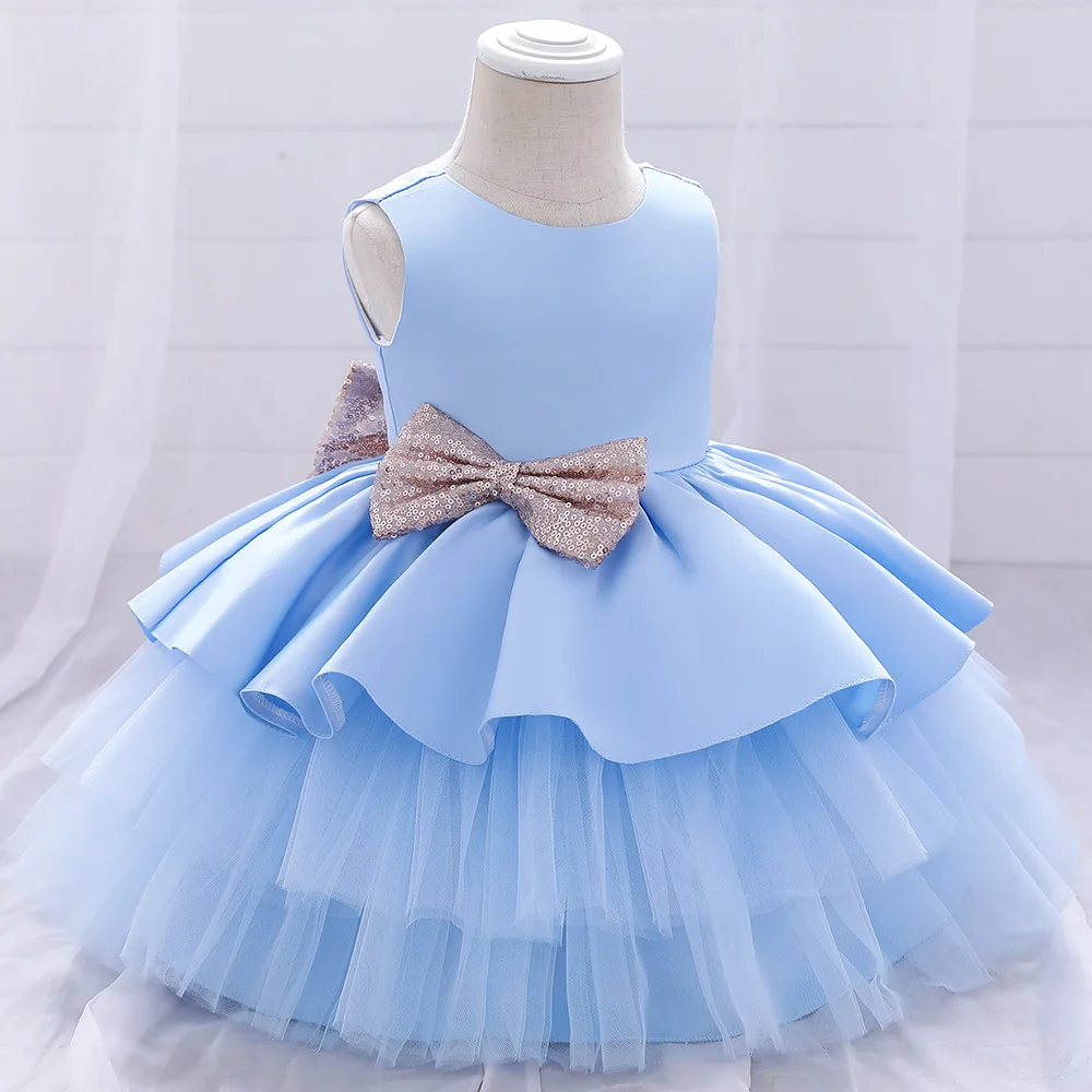 Princess Flower Girls Dresses For Wedding Children Sleeveless Open Back Big Bowknot Lace Vestidos Kid
Princess Flower Girls Dresses For Wedding Children Sleeveless Open Back Big Bowknot Lace Vestidos Kid