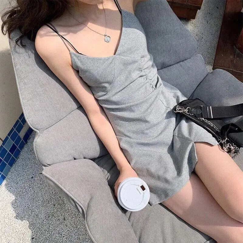 Summer Women's Dress 2021 Sexy Backless Casual Sleeveless Sling Slips Under Ladies SlimSplit Dress Nightclub party mini dress
Summer Women's Dress 2021 Sexy Backless Casual Sleeveless Sling Slips Under Ladies SlimSplit Dress Nightclub party mini dress