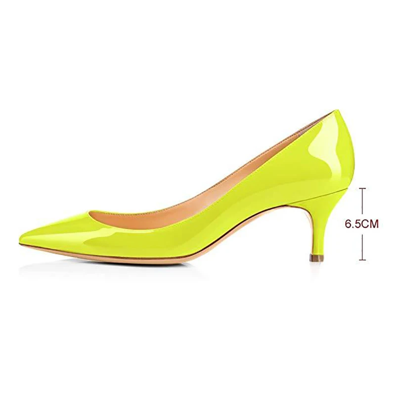Women Stiletto Heel 6.5 cm Pumps Patent Leather Slip On Solid Candy Color Pointed Toe Shoes Sping Summer Dress Office Ladies
Women Stiletto Heel 6.5 cm Pumps Patent Leather Slip On Solid Candy Color Pointed Toe Shoes Sping Summer Dress Office Ladies