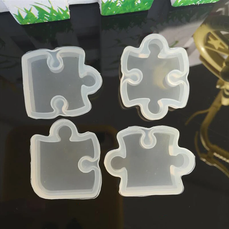 4pcs Puzzle Piece Gemstone Crystal Epoxy Resin Mold DIY Jewelry Pendant Making Tools Epoxy Clear Silicone Mould
4pcs Puzzle Piece Gemstone Crystal Epoxy Resin Mold DIY Jewelry Pendant Making Tools Epoxy Clear Silicone Mould