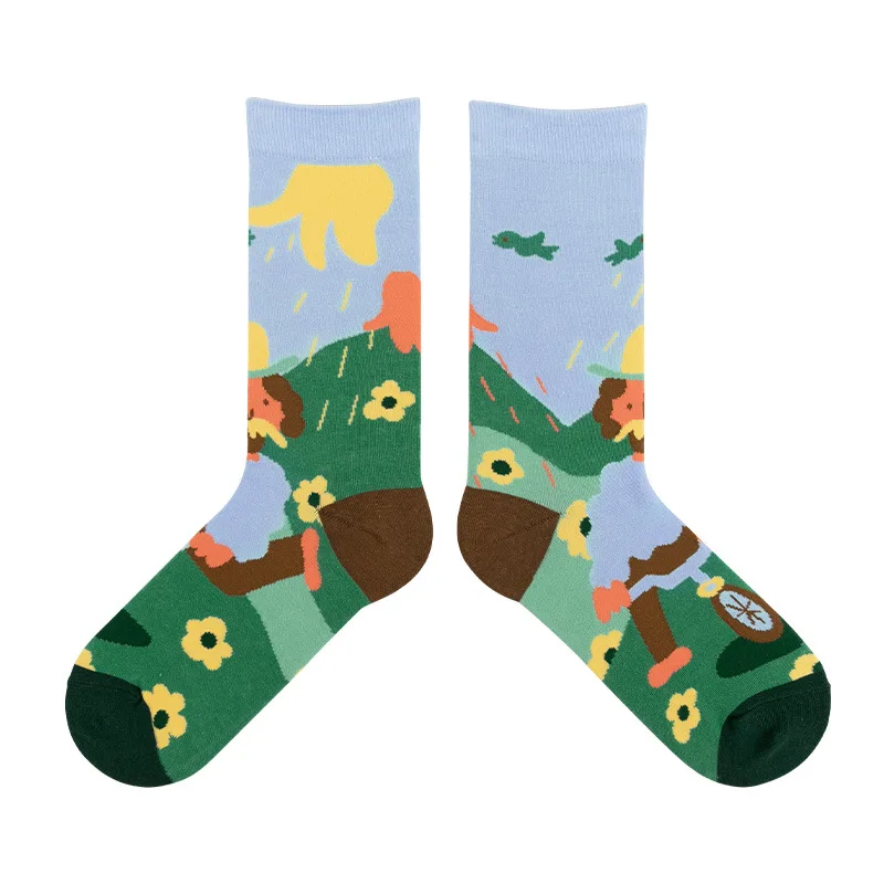 Socks Women's Cotton Socks Women Yearn for The Nature Series Cartoon Socks Cute High-Quality Designer Socks Harajuku Mori Girl
Socks Women's Cotton Socks Women Yearn for The Nature Series Cartoon Socks Cute High-Quality Designer Socks Harajuku Mori Girl