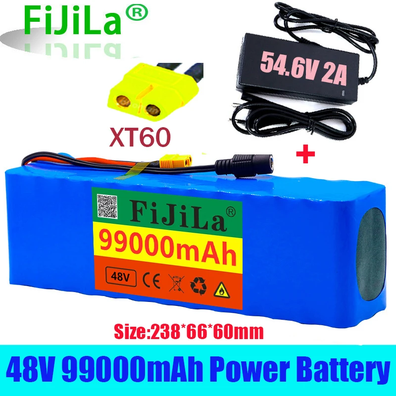 48v 99ah 1000W 13s3p 48V комплект литий-ионный батарей XT60 разъем для 54,6 V электрического велосипеда и скутера. Двигатель, с зарядным устройством BMS + 54,6 v
48v 99ah 1000W 13s3p 48V комплект литий-ионный батарей XT60 разъем для 54,6 V электрического велосипеда и скутера. Двигатель, с зарядным устройством BMS + 54,6 v