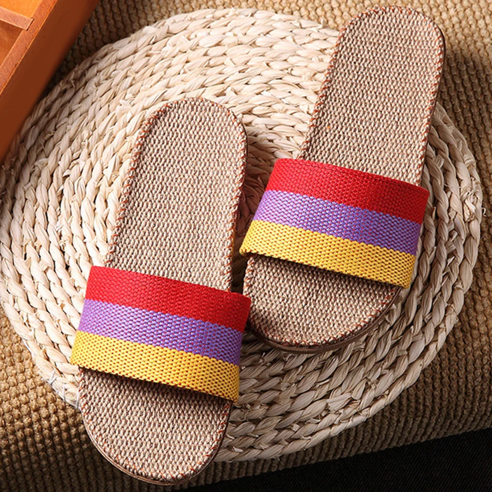 New Linen Beach Slippers Couples Unisex Shoes Anti-skid slippers Outdoor Beach Sandals for Choice Women shoes
New Linen Beach Slippers Couples Unisex Shoes Anti-skid slippers Outdoor Beach Sandals for Choice Women shoes