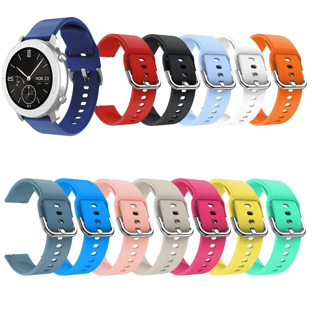 Watch Band 22mm Soft Silicone Smartwatch Wrist Strap Accessories for Amazfit GTR 2E/GTR 2/3 StratoS/GTR/Pace/Strato/2 StratoS
Watch Band 22mm Soft Silicone Smartwatch Wrist Strap Accessories for Amazfit GTR 2E/GTR 2/3 StratoS/GTR/Pace/Strato/2 StratoS