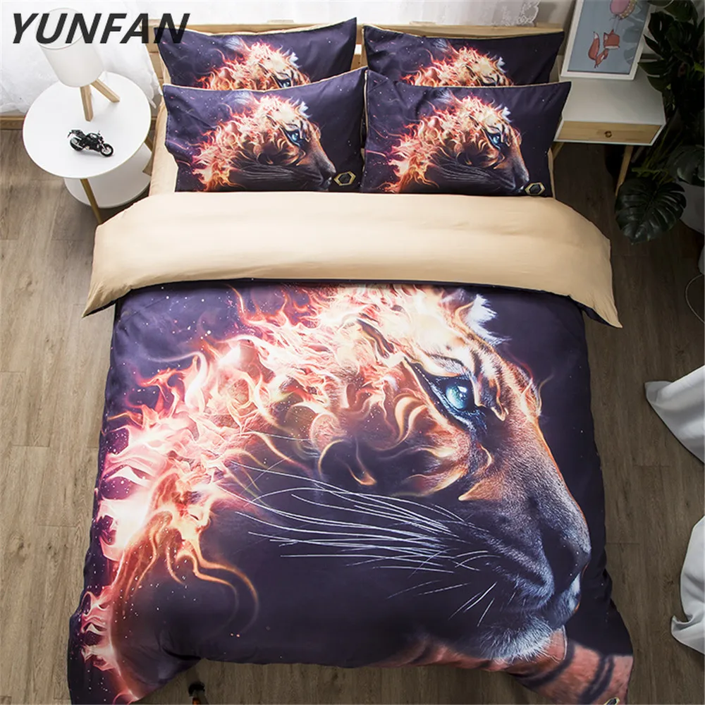 Tiger Duvet Quilt Cover Set single Queen king Size Animal 3D Animal Bed Cover Bedding Sets Quvet Cover Pillowcases bedclothes
Tiger Duvet Quilt Cover Set single Queen king Size Animal 3D Animal Bed Cover Bedding Sets Quvet Cover Pillowcases bedclothes