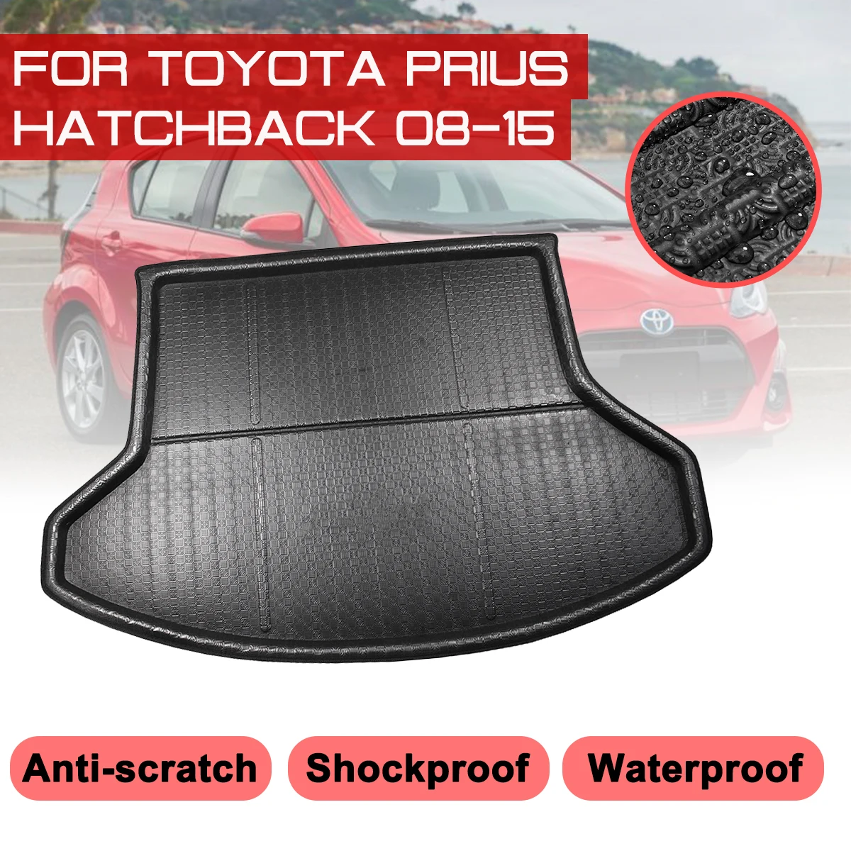 Для Toyota Prius Хэтчбек 2008 2009 2010 2011-2015 автомобильный напольный коврик Ковер задний багажник защита от грязи
Для Toyota Prius Хэтчбек 2008 2009 2010 2011-2015 автомобильный напольный коврик Ковер задний багажник защита от грязи