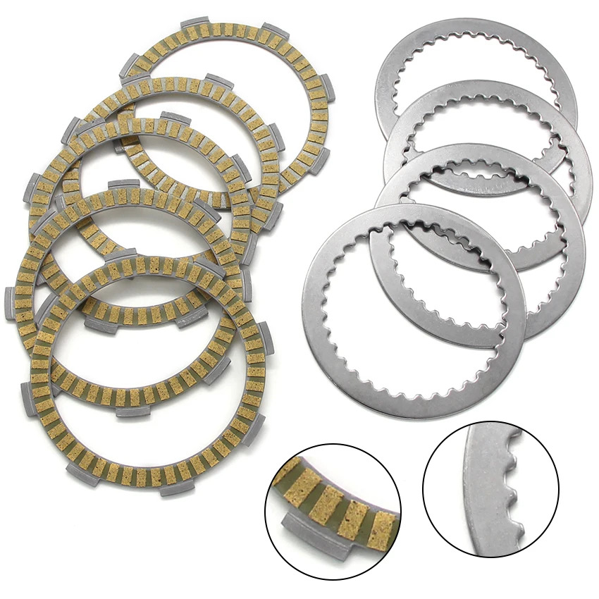 Clutch Friction Disc Plate Kit For Kawasaki KLF185 Bayou 185 KLT160 KLT185 AR125 AR125S KMX125 KMX200 OEM:13089-1012 13088-1016
Clutch Friction Disc Plate Kit For Kawasaki KLF185 Bayou 185 KLT160 KLT185 AR125 AR125S KMX125 KMX200 OEM:13089-1012 13088-1016