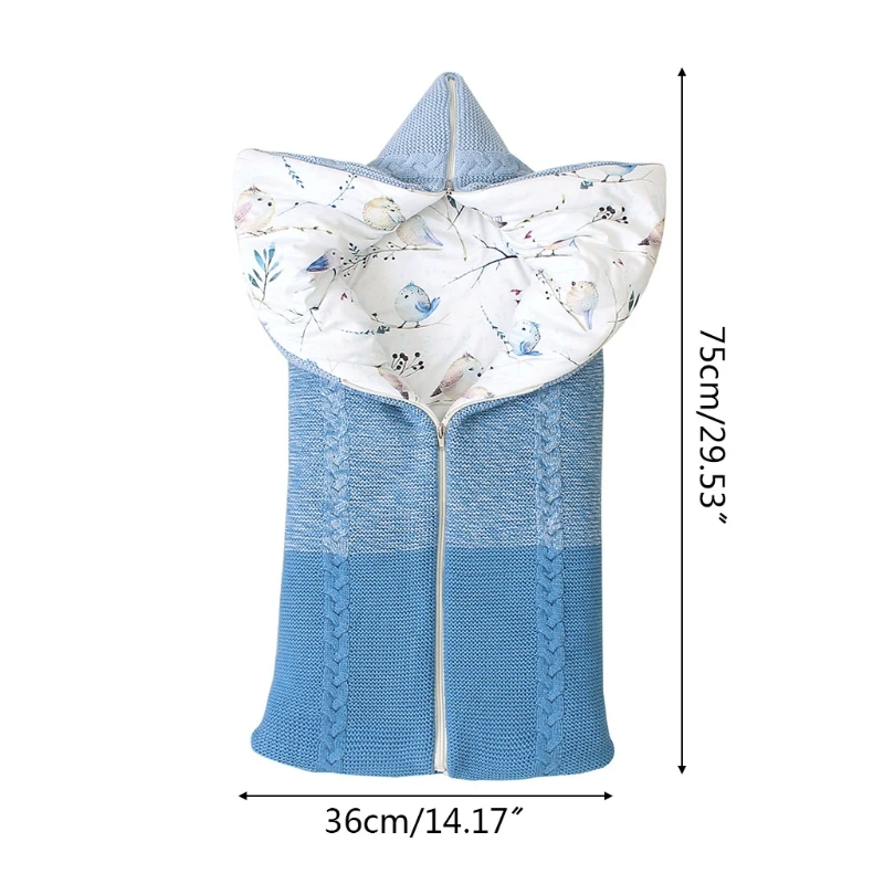 Baby Sleeping Bag for Newborn Stroller Sleepsacks Winter Warm Envelope Outdoor Swaddle Wrap Knitted Blank
Baby Sleeping Bag for Newborn Stroller Sleepsacks Winter Warm Envelope Outdoor Swaddle Wrap Knitted Blank