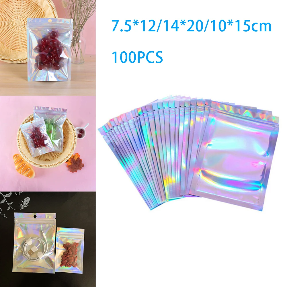 Storage Flat Bags Holographic Color Package Candy Nuts Sugar Chocolate
Storage Flat Bags Holographic Color Package Candy Nuts Sugar Chocolate