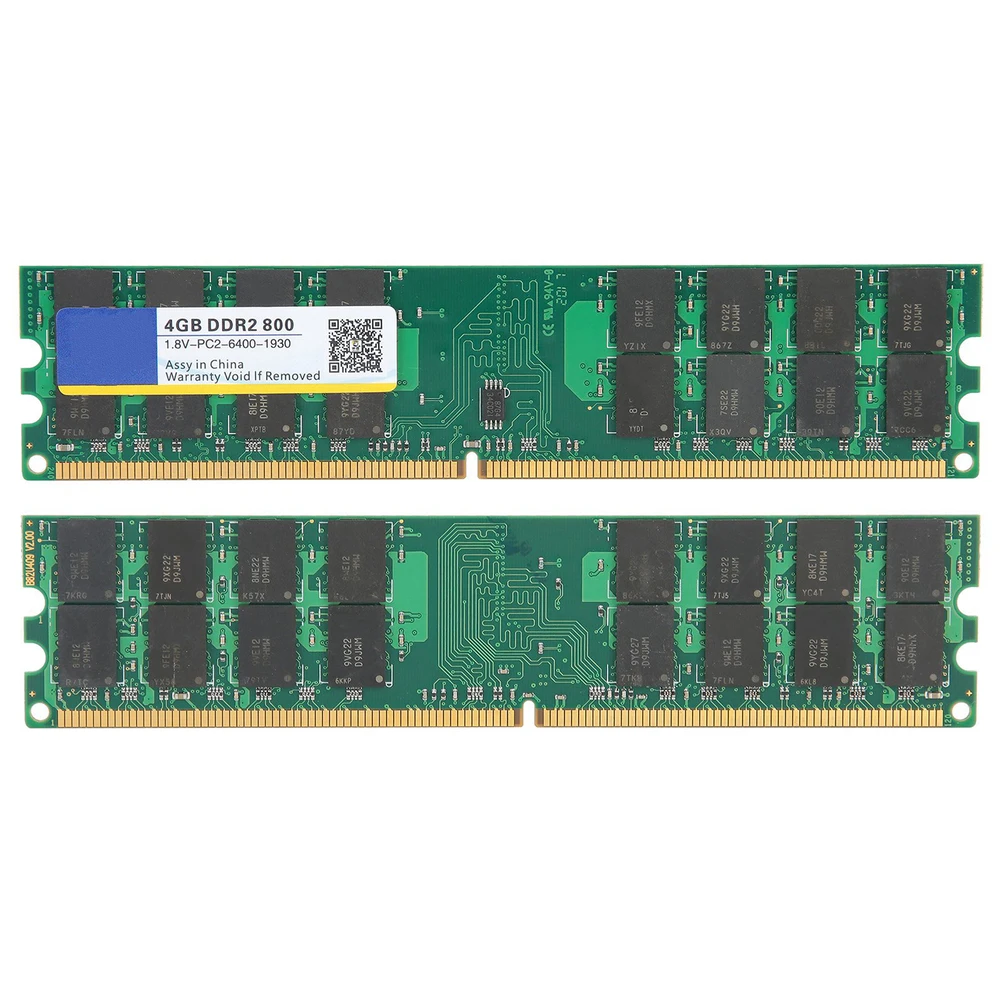 DDR2 4GB Memory RAM 800MHZ PC2-6400 240 Pins Desktop PC Memory For AMD Motherboard High Performance Memory Card For Computer
DDR2 4GB Memory RAM 800MHZ PC2-6400 240 Pins Desktop PC Memory For AMD Motherboard High Performance Memory Card For Computer