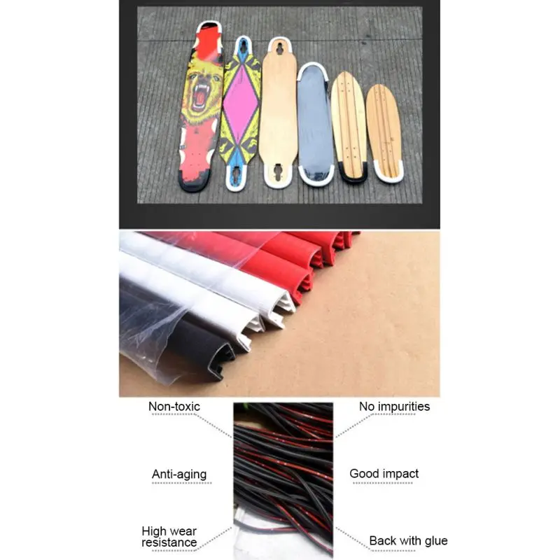 2pcs/set Skateboard Deck Guards Protector Universal Double Rocker Board Longboard Edge Nose Tail Bump Protection Bumper Cover
2pcs/set Skateboard Deck Guards Protector Universal Double Rocker Board Longboard Edge Nose Tail Bump Protection Bumper Cover