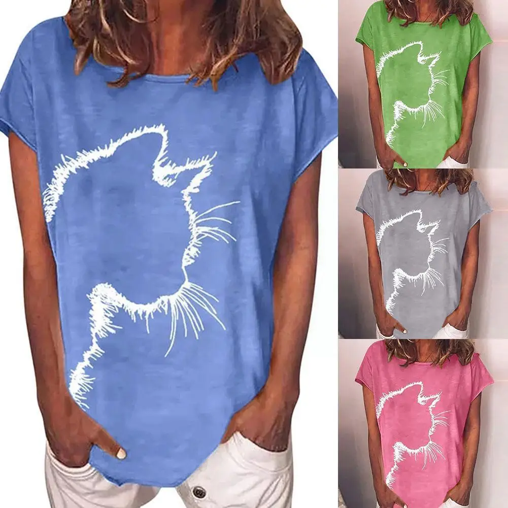 Women's Summer Cotton Printed Round Neck Crop Top Female Sleeveless/short Size Plus Casual Loose Shirt Camisa Atack On
Women's Summer Cotton Printed Round Neck Crop Top Female Sleeveless/short Size Plus Casual Loose Shirt Camisa Atack On