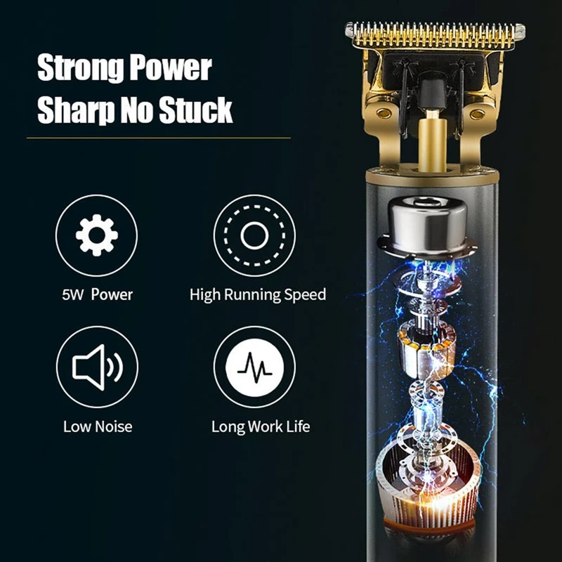 USB Rechargeable Hair Clipper Electric Hair Trimmer Cordless Shaver Trimmer 0mm Men Barber Hair Cutting Machine
USB Rechargeable Hair Clipper Electric Hair Trimmer Cordless Shaver Trimmer 0mm Men Barber Hair Cutting Machine